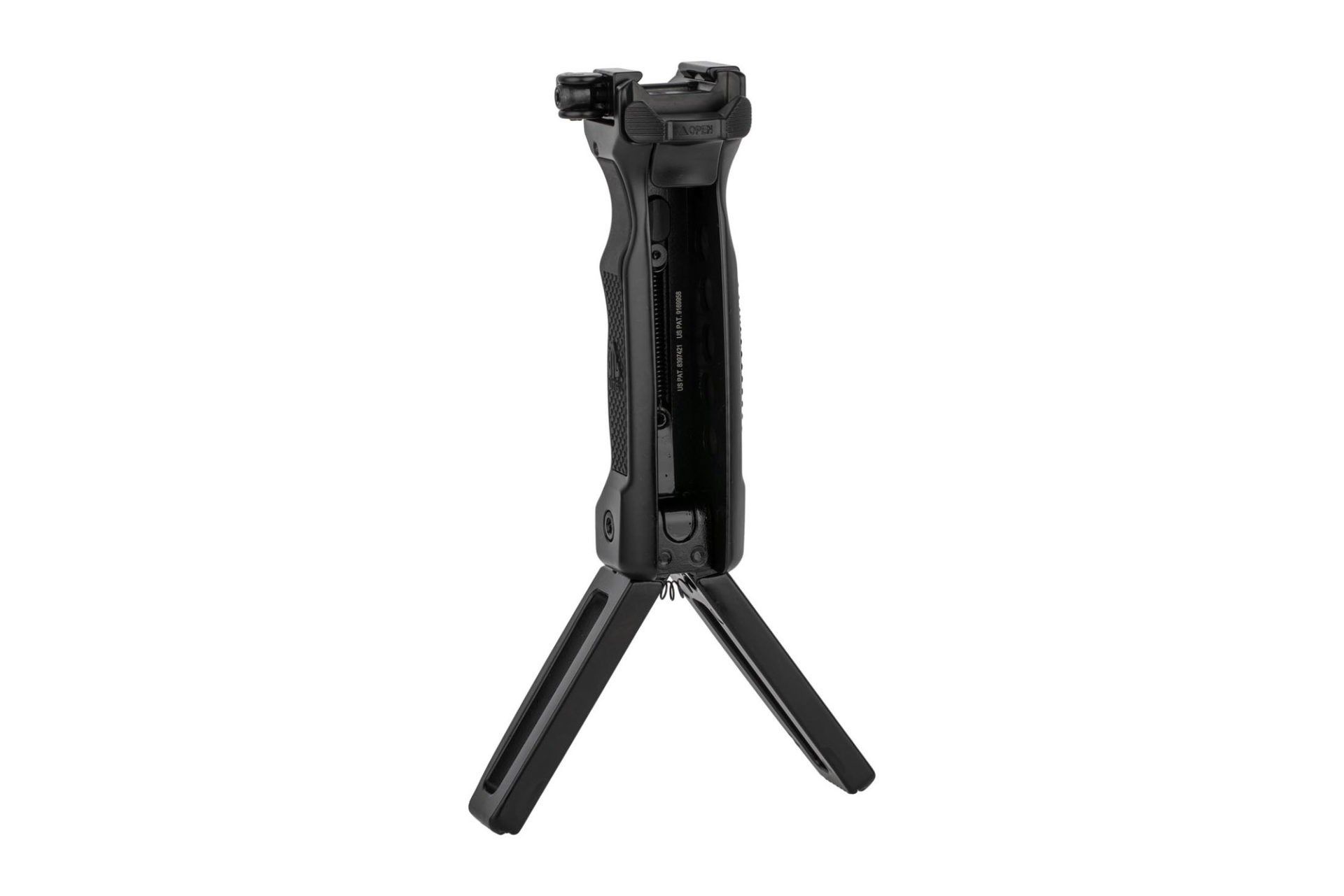 UTG D Grip with Ambi. Quick Release Deployable Bipod, Black AR15Discounts