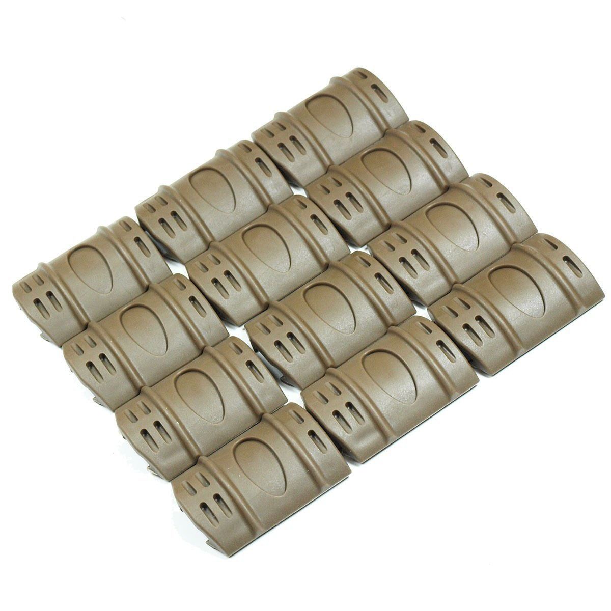20mm NBS Rubber Rail Covers (12 Pack) Tan AR15Discounts