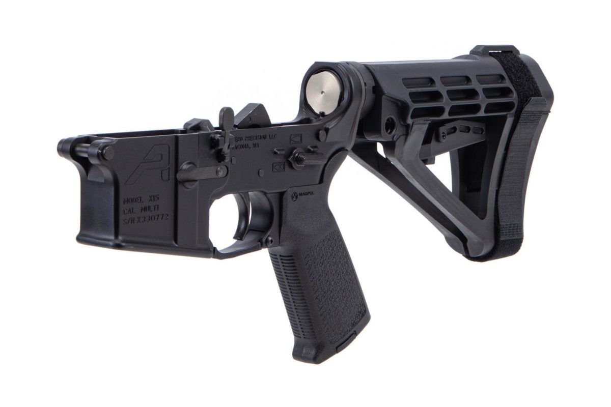 Aero Precision Ar 15 Pistol Complete Lower Receiver W Sba4 Brace