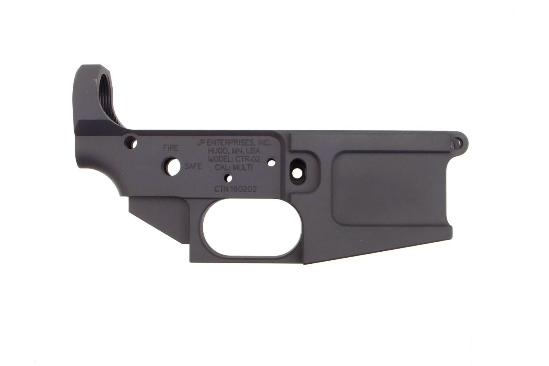 JP Enterprises CTR-02 Stripped Billet AR-15 Lower Receiver - AR15Discounts