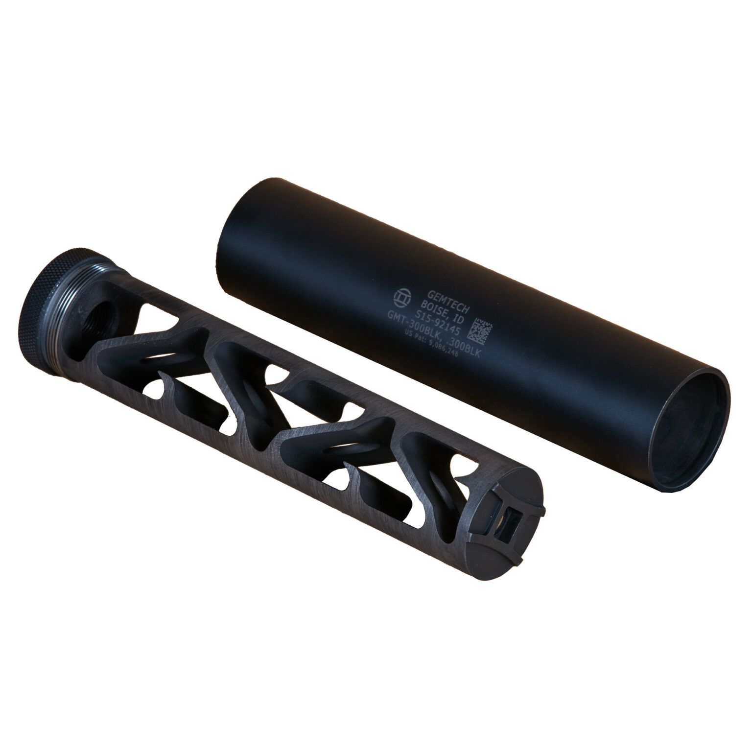 Gemtech GMT300BLK Direct Thread Rifle Suppressor 5/8x24 AR15Discounts