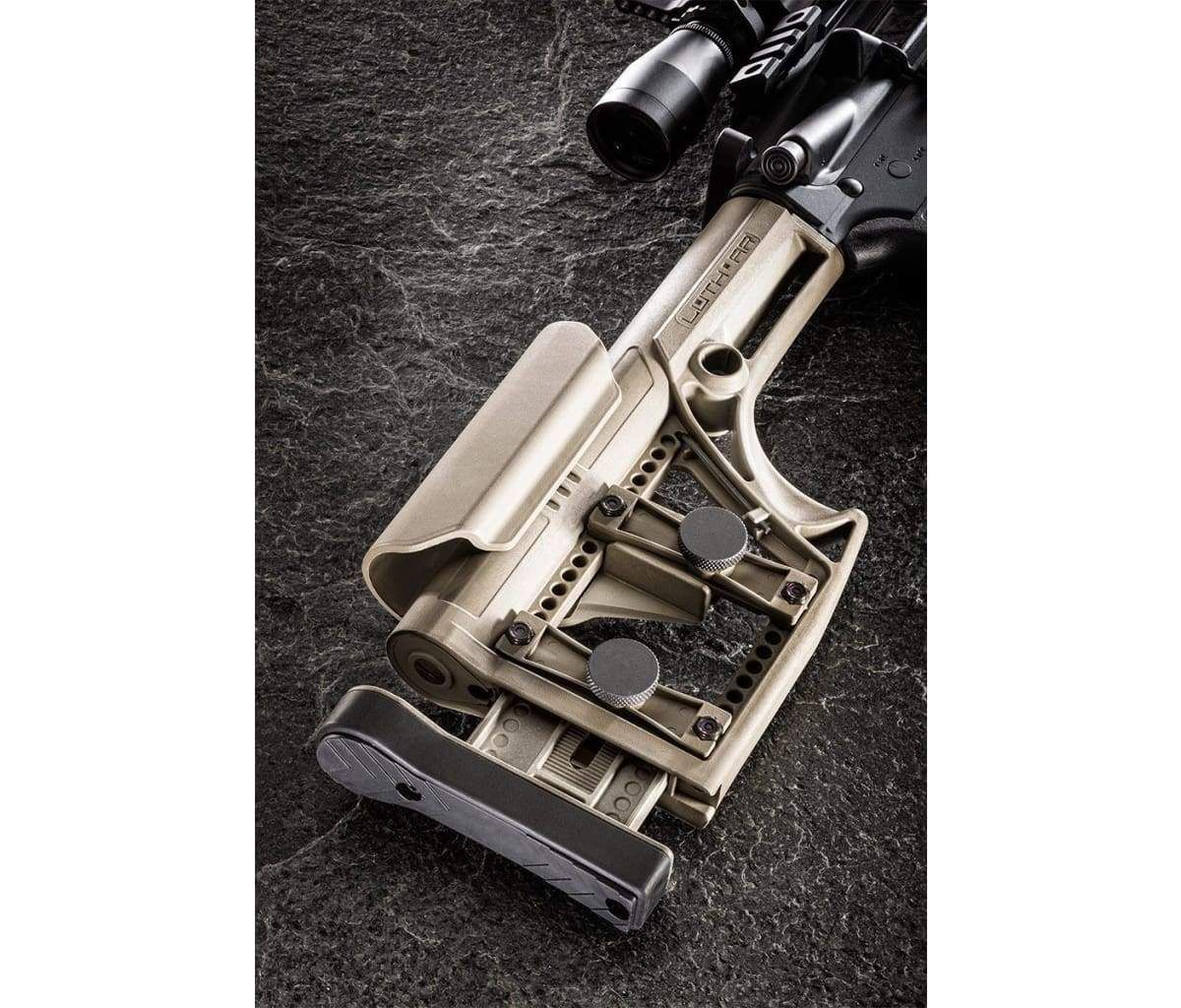 LuthAR, MBA1 Fixed Stock, for AR15 & AR10 Rifle Length A2 Buffer