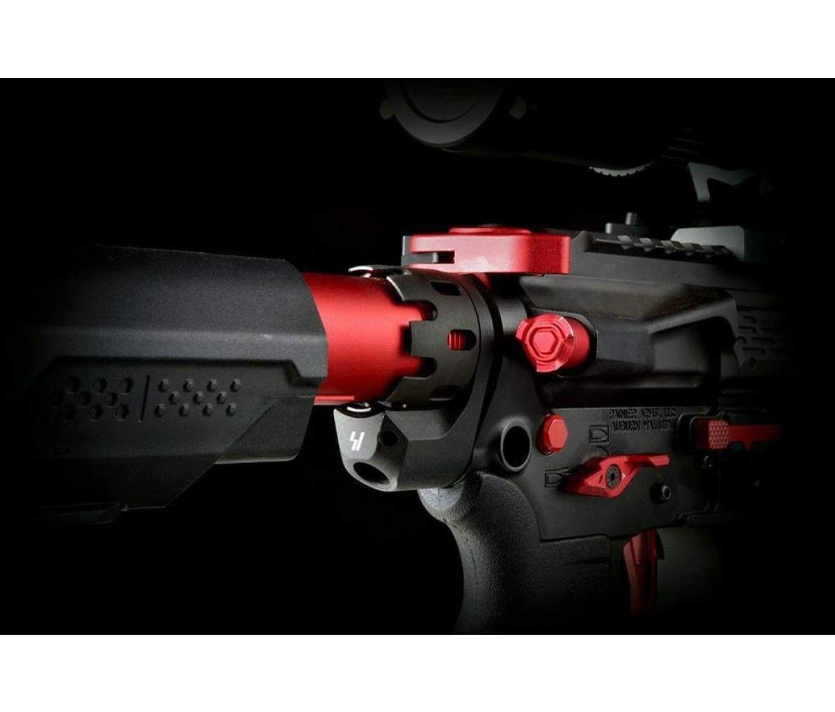 AR15 Enhanced Castle Nut & Extended QD End Plate AR15Discounts