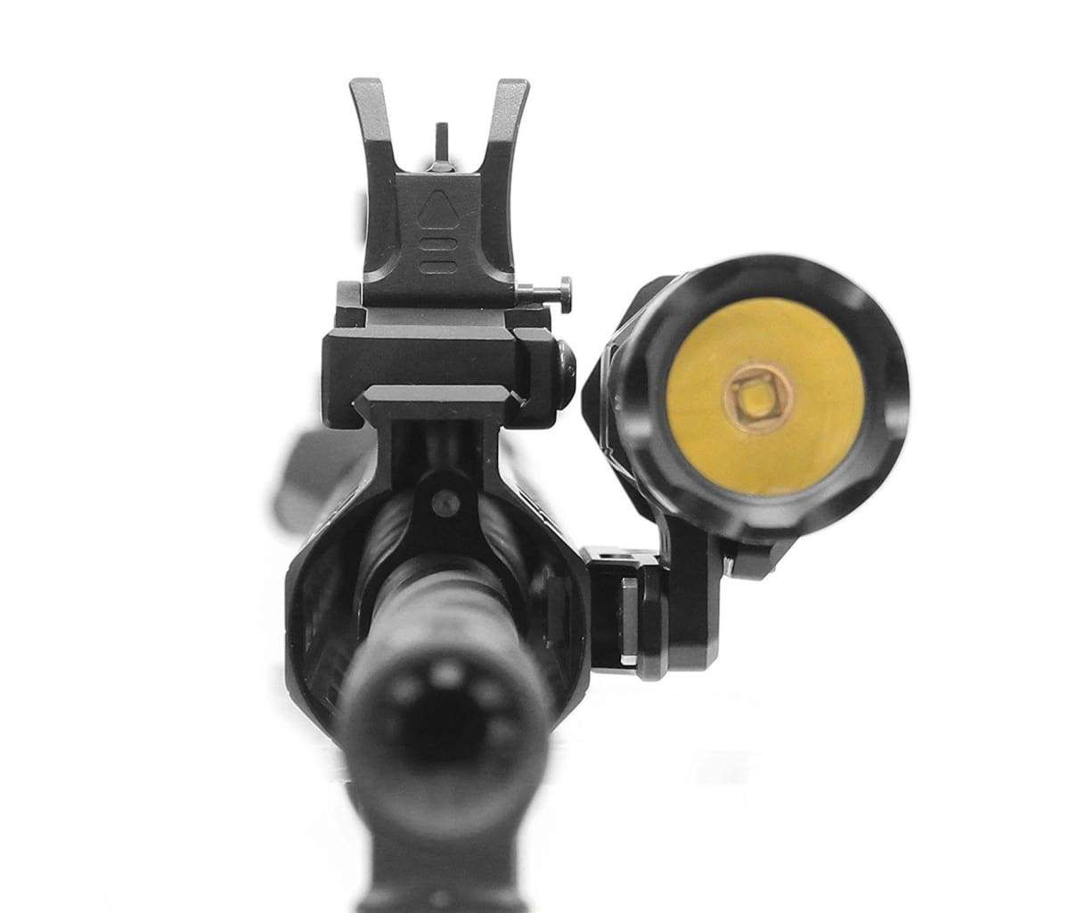 UTG MLOK Offset Flashlight Ring Mount, Matte Black AR15Discounts
